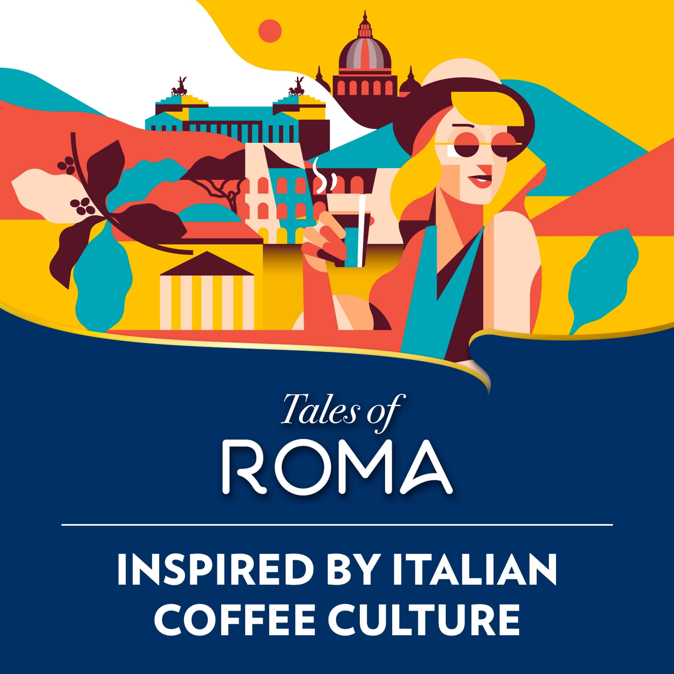 Lavazza Tales of Roma Coffee Beans 250g, Imported from Britain