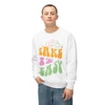 thumbnail image 4 of Quote - Take It Easy - Unisex White Sweatshirt, 4 of 4