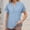 Blue, variant on DuoJiaJ Women's Summer Tank Loose Fit Pleated V Neck Sleeveless Top Curved Hem Flowy Casual V-Neck Tops Blue L