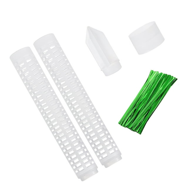 Wosthever Soporte para plantas, poste de cultivo, herramienta de jardinería, soporte de larga duración, accesorios para el hogar, tallo en Jardín y Patio Type1 28.5*4 cm