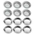 thumbnail image 1 of 12Pcs Multi-function Watercolor Plates Stainless Painting Plates Reusable Watercolor Trays, 1 of 8