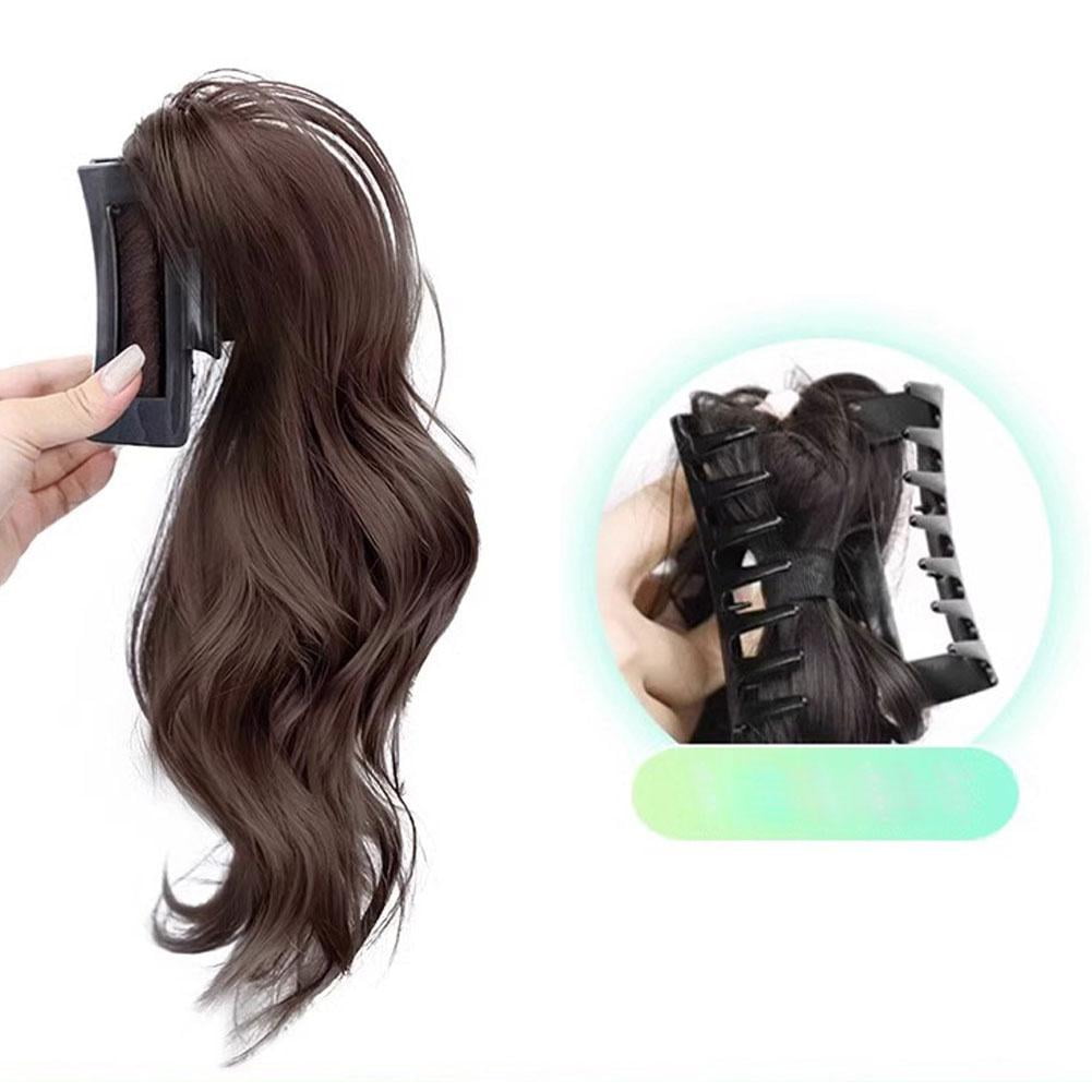 Women's Clip-In Ponytail Hair Extension – Synthetic, 12 Inch, Claw Clip On, Many Colors