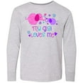 thumbnail image 3 of Inktastic My Gigi Loves Me- cute elephants Long Sleeve Youth T-Shirt, 3 of 5