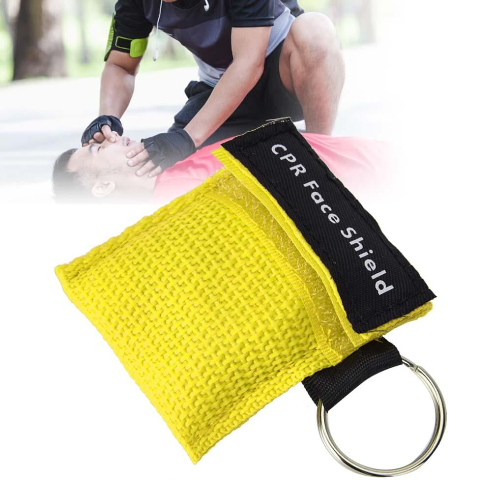 Tebru Tebru OneWay Valve Emergency CPR First Aid Mask Keychain