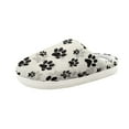 thumbnail image 3 of Psesaysky Winter Fluffy Slippers for Children Indoor and Outdoor Cozy House Slippers Animal Footprints Anti-Slip Slippers, 3 of 7