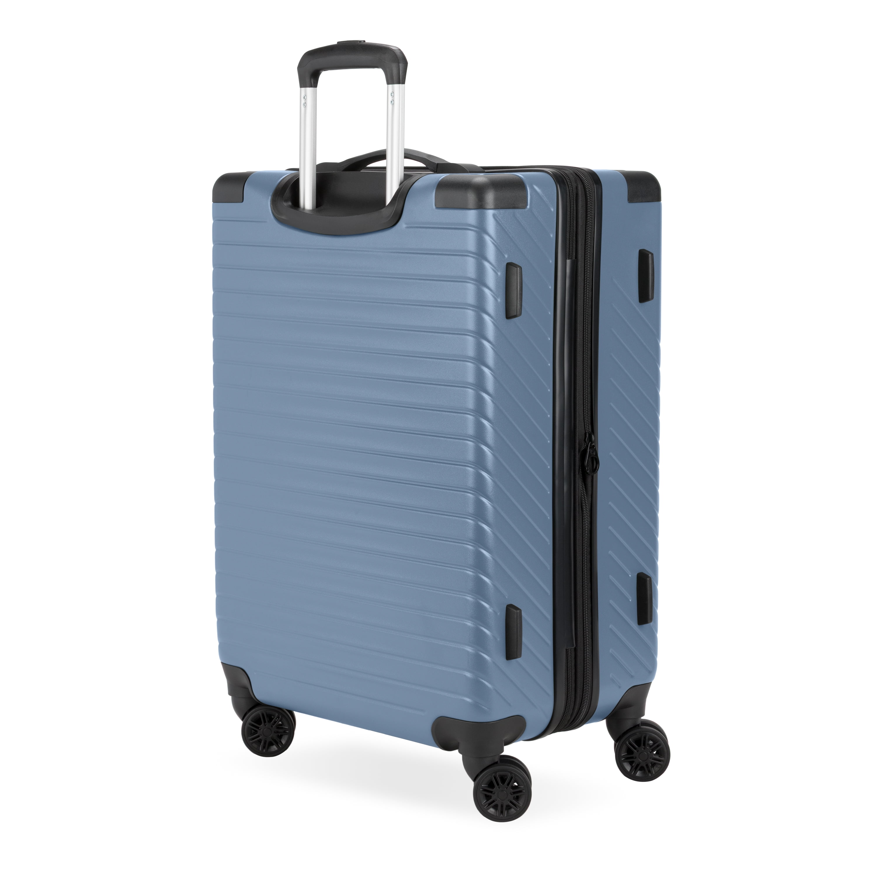 SWISSGEAR Edge Hardside Medium Checked Spinner, Slate Blue