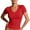 Red #12, variant on Womens Shirts Basic V Neck Short Sleeve Tshirts Summer Y2k Stylish Work Tees Casual Fashion Comfortable T-Shirts Red S