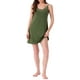 thumbnail image 1 of Noche de inspiración para mujeres, camisón sin mangas, vestido sexy de malla con escote en V, lencería sin espalda, camisa de noche 2XL verde ejército, 1 of 6