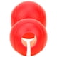 thumbnail image 5 of 2 uds empuñaduras de mancuerna redondas gruesas de silicona adaptador de mancuernas bolas agarre de mancuerna bola de envoltura de mano rojo, 5 of 5