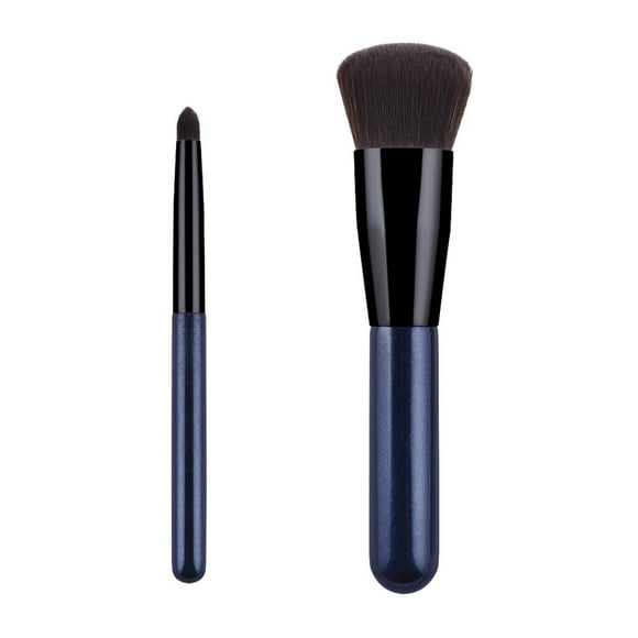 De Brochas De Maquillaje Cosmético Premium De 2 Piezas Para De Ojos Corrector De Rubor De Maquillaje, Tamaño Portátil, A Yinane brocha para colorete en polvo