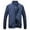Dark Blue, variant on Mens Baseball Jackets Solid Color Long Sleeve Jacket Loose Outwear Overcoat with Pocket Zipper Stand-up Collar Red XL