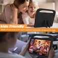 thumbnail image 4 of ELEHOLD for Samsung Galaxy Tab A9+ 11" 2023 Rugged Case Kids Friendly EVA Full Body Protective Handle Grip Kickstand Function Shockproof Kids Case for Samsung Galaxy A9 Plus SM-X210 X215 X216,Black, 4 of 5