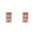 thumbnail image 3 of maskred 1 Set French Tip Press on Nails Gradient Extension Fingernails Tips Removable Fashion Wraps Full Cover DIY Manicure Kit Type 14 2g glue,24Pcs jelly 2Set, 3 of 6