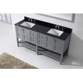 thumbnail image 6 of Virtu ED-30072-BGSQ-GR Winterfell 72 Inch Double Bathroom Vanity Set In Grey, 6 of 7