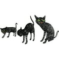 thumbnail image 6 of Northlight LED Lighted Black Cat Family Outdoor Halloween Decorations - 27.5" - Set of 3, 6 of 6