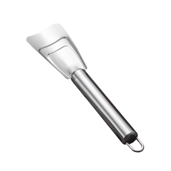 Bearachild Raspador de hielo de acero inoxidable para eliminar eficazmente las manchas de hielo y grietas, pala antideslizante Cocina y Comedor