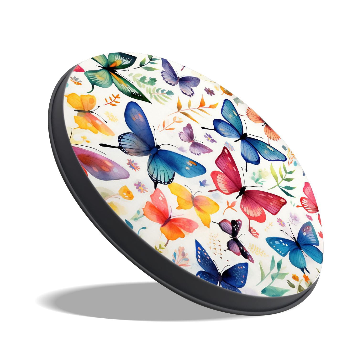 Stove Burner Covers 4 Pcs for Home Decor Cooktop Decorative ,Butterfly Pattern lovely, Round Electric Stove Burner Covers 8Inch And 10Inch