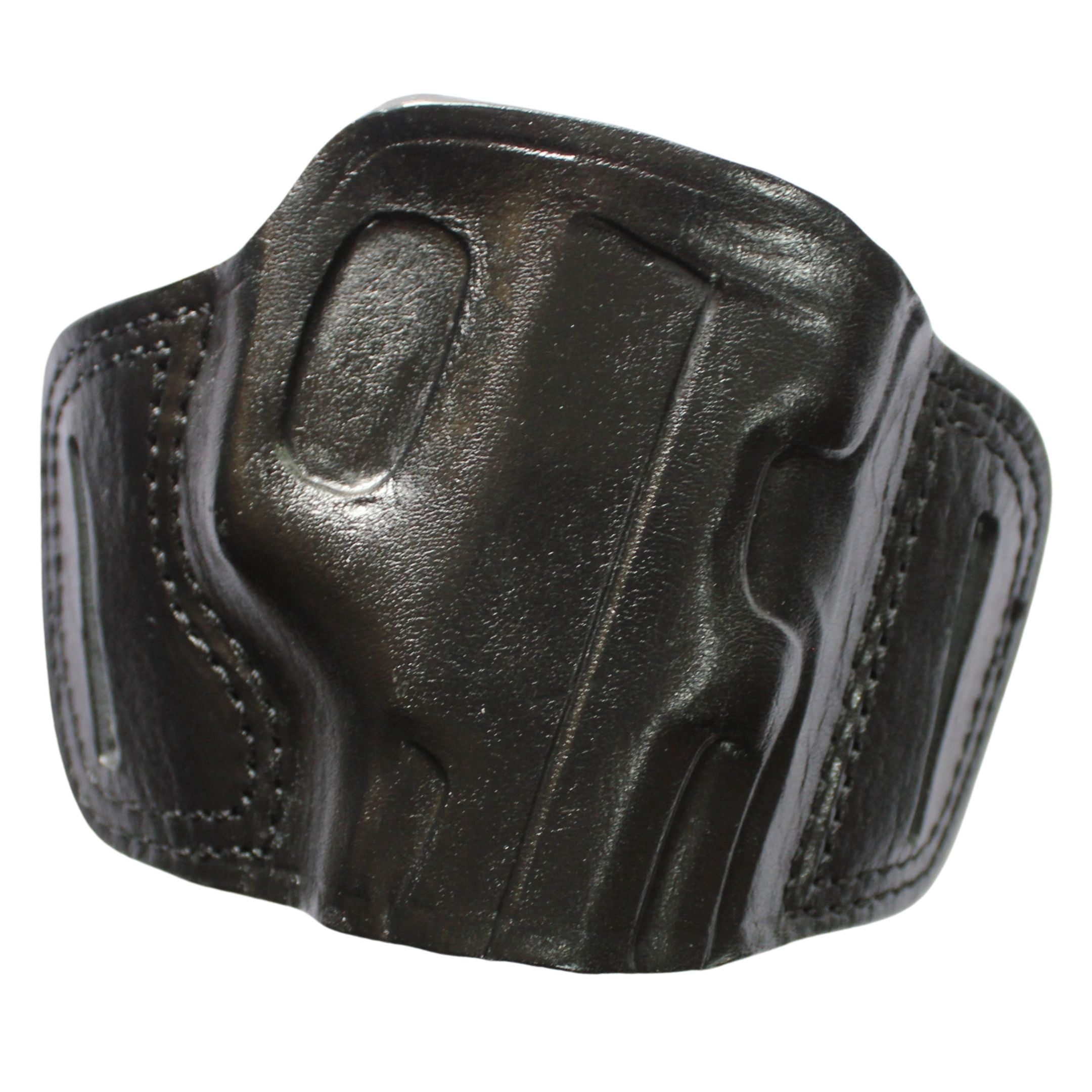 Handmade Fast Draw Outside The Waist Band OWB Carry Leather Gun Holster (Black - Right Hand, All 1911 Models)
