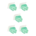 thumbnail image 3 of Xingzhi 1PC Wall Mounted Holder Household Adhesive Storage Broom Hanger Hook Racks For Kitchen Bathroom green 5Set, 3 of 6