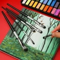 thumbnail image 4 of Milue 6PCS Professional Paintbrush for Rock Watercolor Gouache Acrylic Painting, 4 of 21