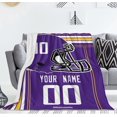 thumbnail image 5 of Minnesota Plush Throw Blanket Personalized Gift for Men Women Youth, 5 of 6