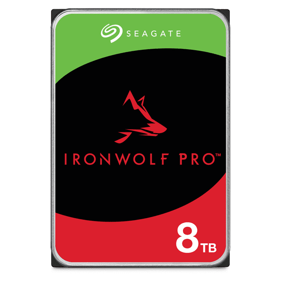 Seagate IronWolf Pro ST8000NT001 8TB 7200 RPM 256MB Cache SATA 6.0Gb/s 3.5" Internal Hard Drive
