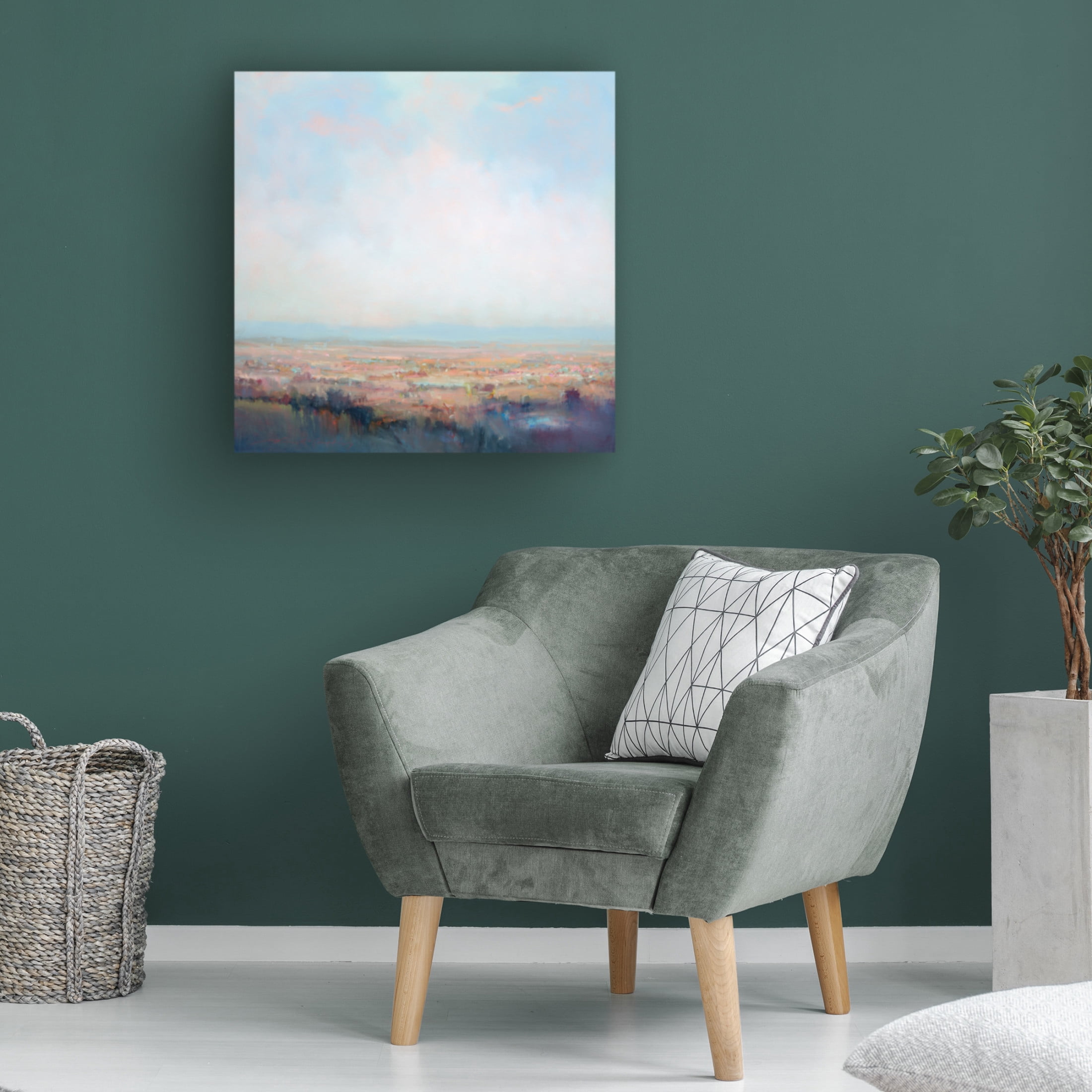 Canvas Wall Art - William McCarthy 'These Days of Wonder' Wall Art for Living Room, Bedroom, or Office Décor by Trademark Fine Art - 14 x 14 Inches
