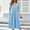 Light Blue, variant on BRGZLK Women's Modest Dresses Summer Classic Fashion Solid Color V-Neck Pleated Dresses Short Sleeve Business Casual Soft Comfort Dresses with Pocket Light Blue S