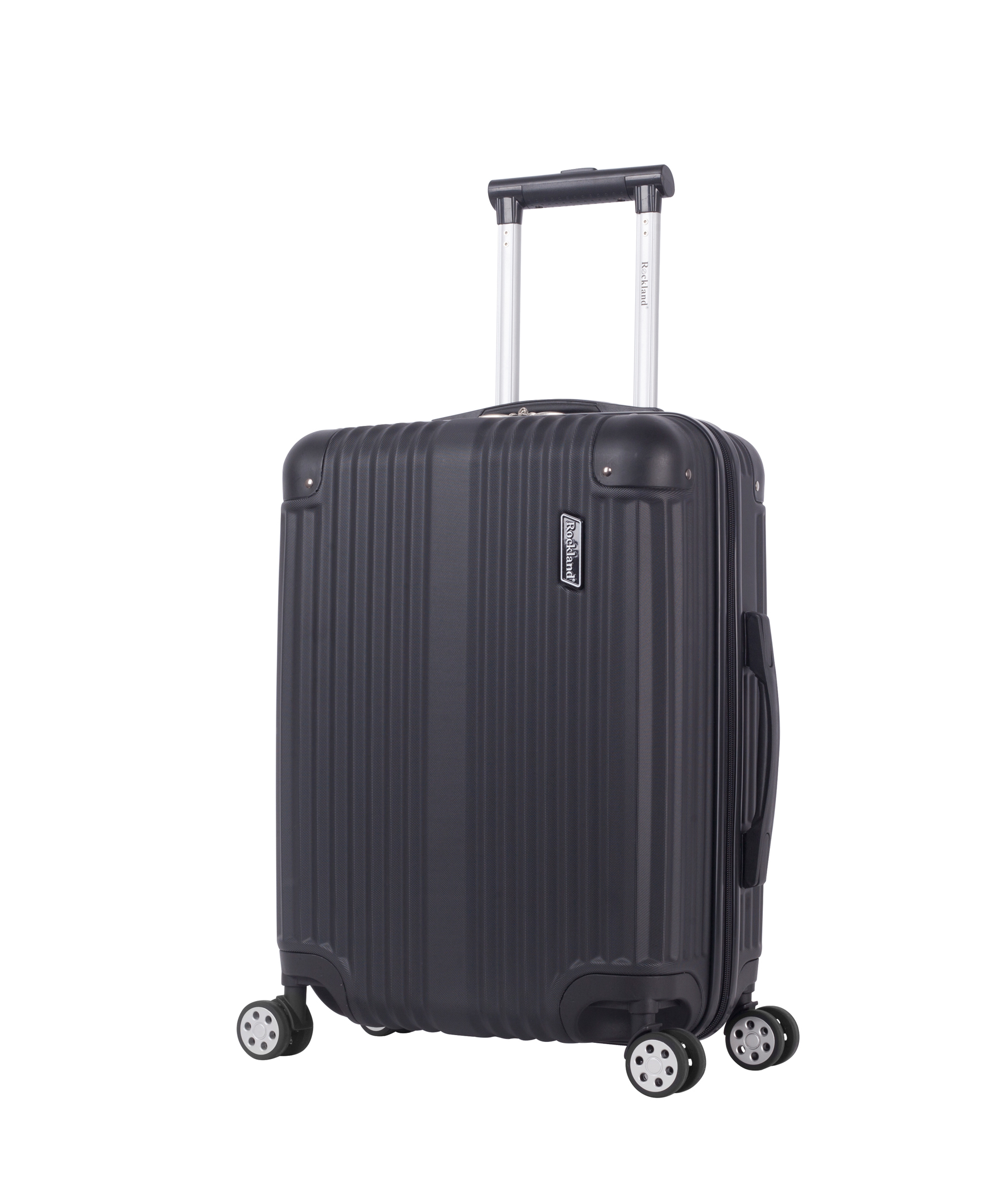 Rockland Luggage Berlin 3 Piece ABS Non-Expandable Luggage Set, Black - image 6 of 9