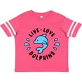 thumbnail image 3 of Inktastic Live Love Dolphins Boys or Girls Toddler T-Shirt, 3 of 5