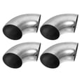thumbnail image 1 of 4uds OD 2.99 Pulgadas 90 Grados Curva Escape Tubo Mandril Curva Codo, 1 of 7