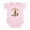 Petal Pink, variant on CafePress - Blonde Firefighter Girl Infant Bodysuit - Baby Light Bodysuit, Size Newborn - 24 Months