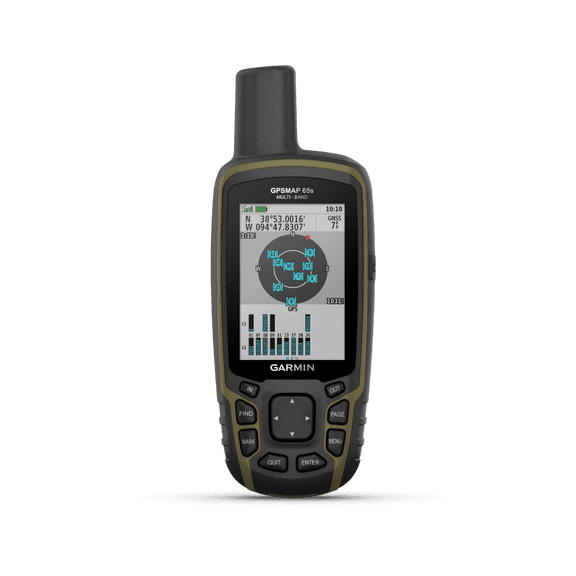 Garmin GPSMAP 65s, Handheld Outdoor/Trail GPS with Maps