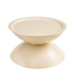 thumbnail image 2 of Round Coffee & End Tables | Dual - purpose for Coffee Time and Cat Bed in Living Space | Marble - look Top and Sturdy Steel Base | Space - saving for Pet Owners, 2 of 3