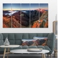 thumbnail image 1 of Red Mountain Sunset Panorama - Landscape Artwork Canvas, 1 of 3
