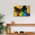 thumbnail image 6 of Epic Graffiti 'Cat in Glasses' by Cindy Jacobs, Canvas Wall Art, 18"x12", 6 of 8