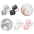 thumbnail image 4 of Easily Portable Silicon Cover for AirPods4 Featuring a Strong Carabiner, 4 of 10