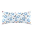 thumbnail image 3 of Haosy Satin Pillowcase for Hair and Skin Standard Cooling Silk Pillow Case with Envelope Closure Adorable Gorillas Flower Leaf 20"x30", 3 of 9