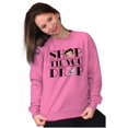 thumbnail image 3 of Betty Boop Shop till You Drop Funny Women Crewneck Sweatshirt Brisco Brands S, 3 of 6