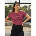 thumbnail image 2 of Thankful Grateful Blessed T-Shirt Women -Image by Shutterstock, Female XX-Large, 2 of 4