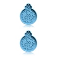 thumbnail image 3 of Wosthever Molde de resina de silicona de Navidad, moldes antiadherentes, molde colgante temático de Navidad, artesanía hecha a mano para restaurante Tipo 2 2piezas Wosthever CBP181203, 3 of 6