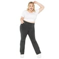 thumbnail image 2 of Stretch Is Comfort Women's Oh so Soft High Waist Bootcut Yoga Pants with Pocket| Adult Small-5x, 2 of 6