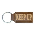 thumbnail image 4 of Keychain - Rectangle - Keep up - Leather, 4 of 4