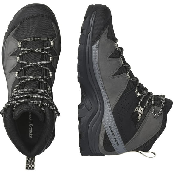 Salomon Women's Quest Rove Gore-TEX Trail Running Shoe, Black, 8