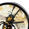 thumbnail image 4 of Bee 9.8 Inches Wall Clock, Silent Non-Ticking Round Digital Clock, Battery Operated, Easy to Read, Suitable for Bedroom Living Room Kitchen Bathroom Decoration, 4 of 6
