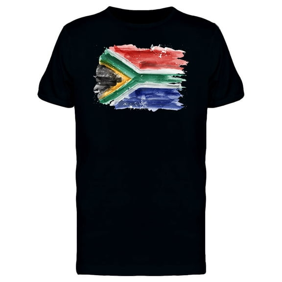 Brush Painting Of South Africa Tee Men's -Image by Shutterstock