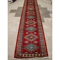 thumbnail image 1 of AHMEDANI Rectangle Runner Rug Shirvan Kuba Fine Veg Dyed Kazak Hand Knotted Wool Carpet (12.1 x 2.8)', 1 of 8