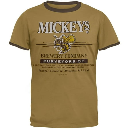 Mickeys - Brewery Ringer T-Shirt - X-Large (Best Breweries In Minnesota)