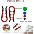 thumbnail image 5 of Abridor de tarros fácil de usar, kits de abridor de botellas, juegos de herramientas de cocina para abrir tarros con agarre de goma, abridor de tapas 456 en 1, abridor de tarros para cocina, 5 of 5