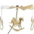 thumbnail image 4 of Rotating Candlestick Metal Rotating Tea Candleholder Metal Desktop Candleholder Light Candle Holder for Fireplace Horse, 4 of 9